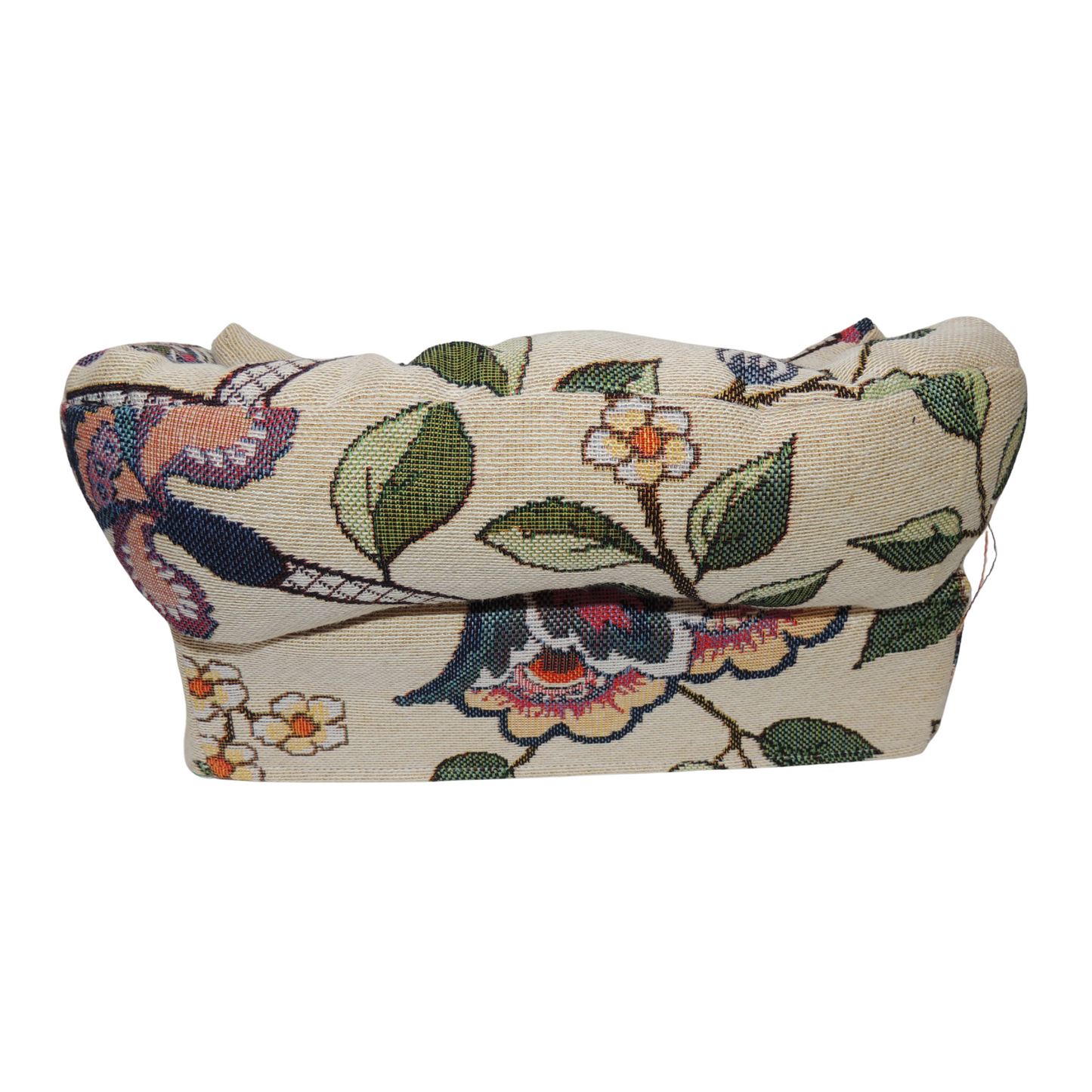 Funda para cajas de pañuelos con forma de sofá. Plantas.