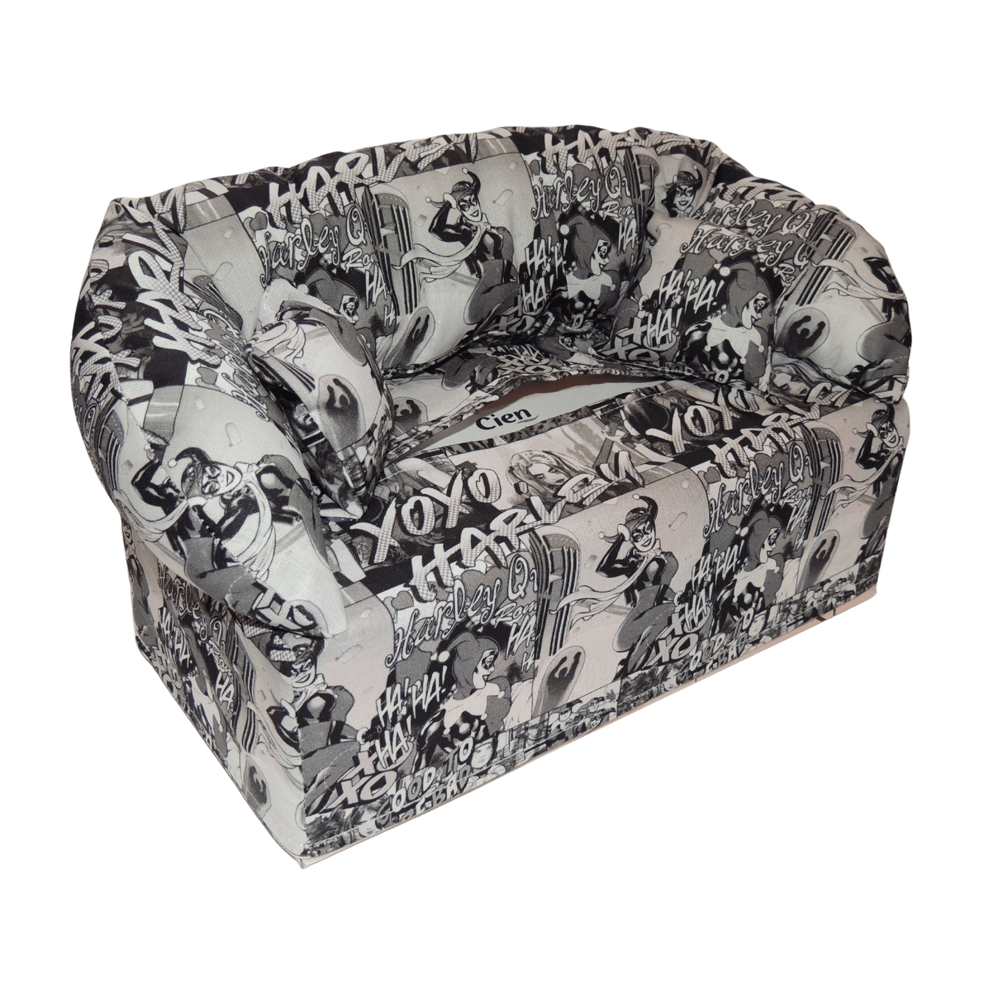 Überzug für Taschentücherboxen als Sofa dargestellt. Comic - SofaBox36 - Überzüge für Taschentücherboxen als Sofa