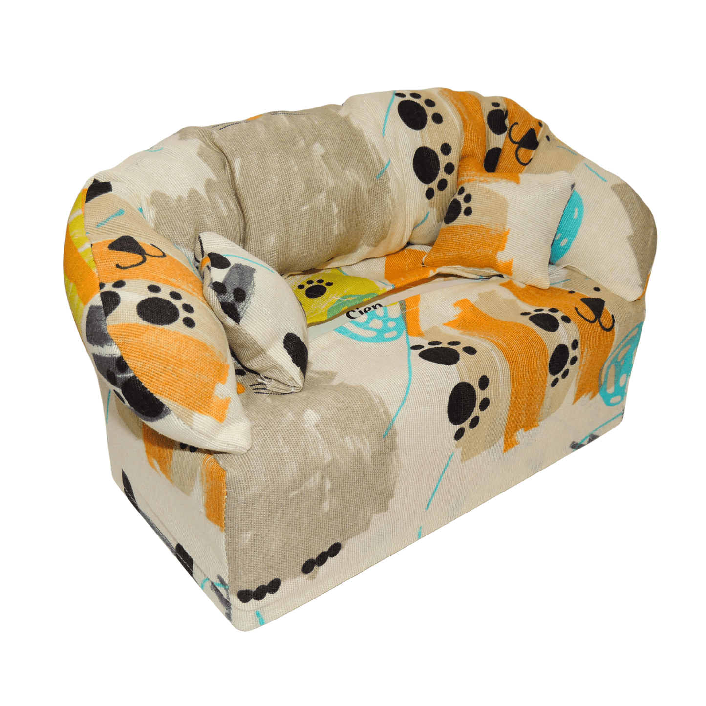 Überzug für Taschentücherboxen als Sofa dargestellt. Katzen - SofaBox36 - Überzüge für Taschentücherboxen als Sofa