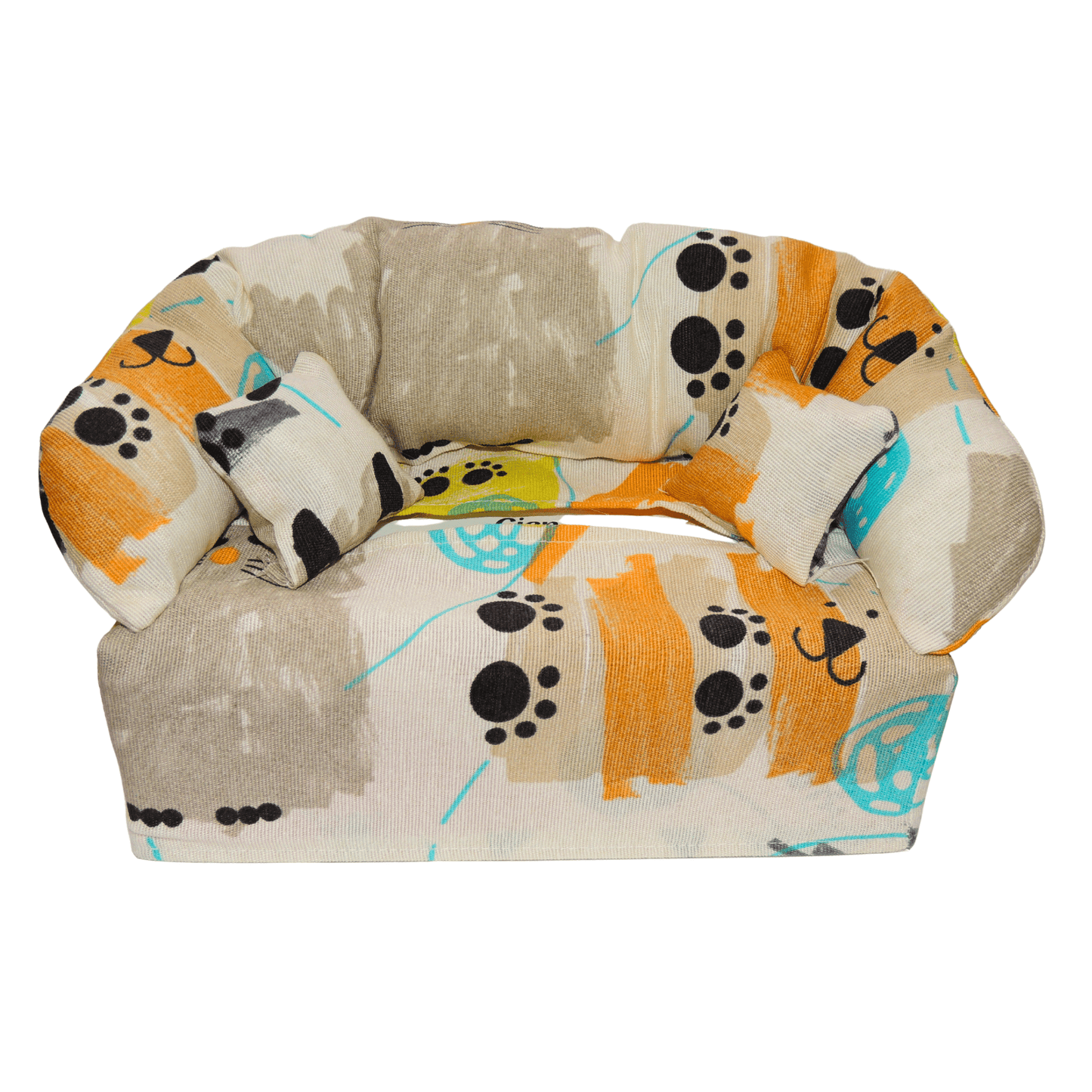 Überzug für Taschentücherboxen als Sofa dargestellt. Katzen - SofaBox36 - Überzüge für Taschentücherboxen als Sofa