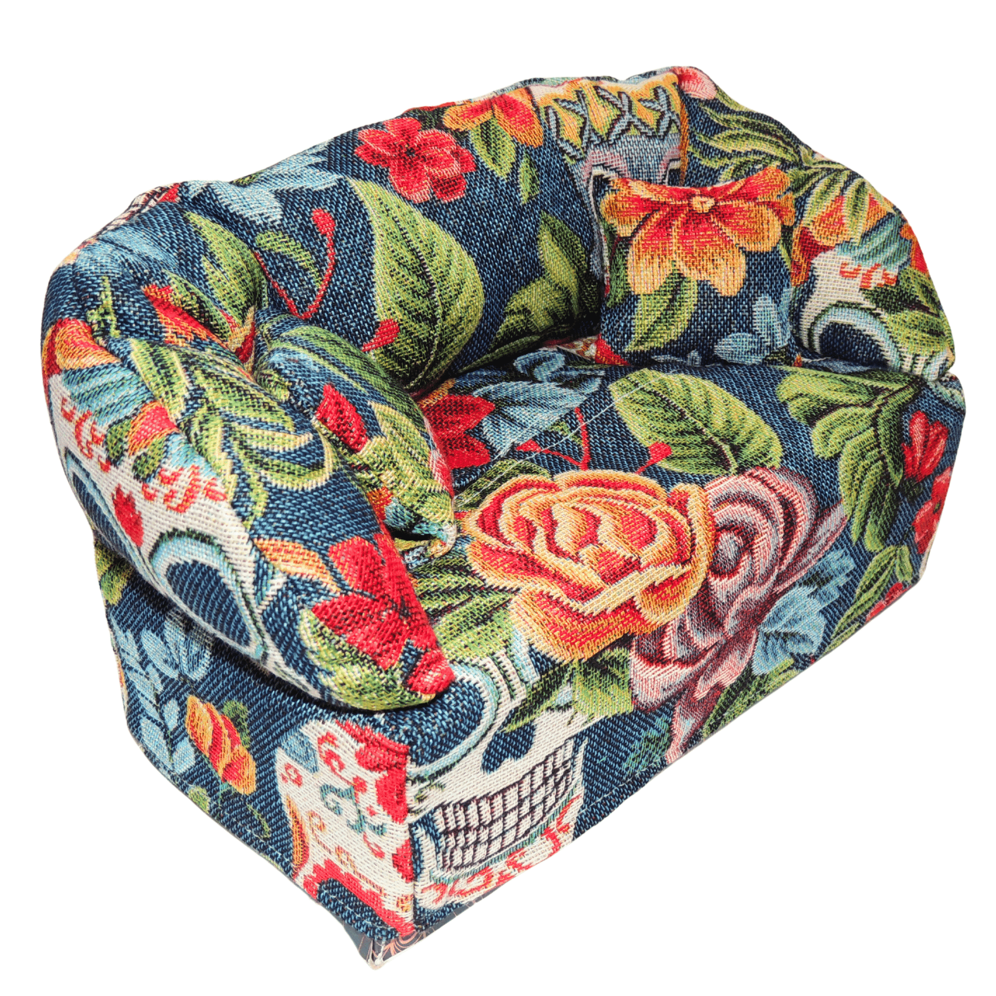 Überzug für Taschentücherboxen als Sofa dargestellt. Pflanzen - SofaBox36 - Überzüge für Taschentücherboxen als Sofa